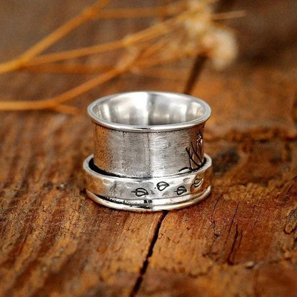 Bague de Méditation Spinner Arbre de Vie