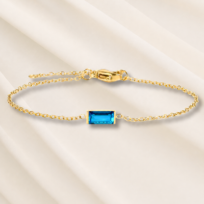 Bracelet de Pierre de Naissance Heartline