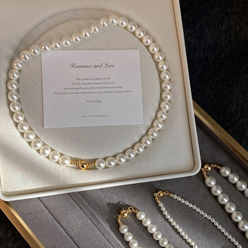 Collier de Perles Romantique