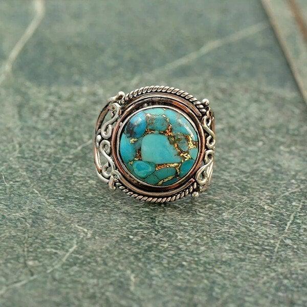 Bague Bohème Turquoise