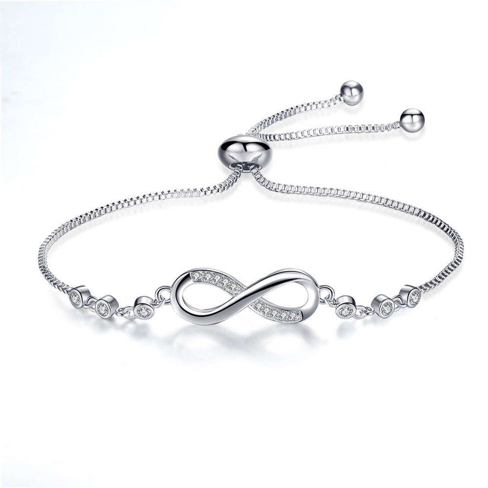 Bracelet Infini en Argent Élégant