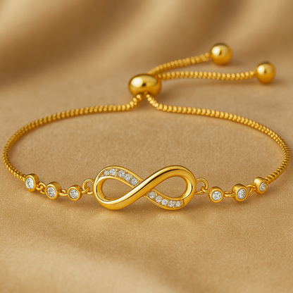 Bracelet Infini en Argent Élégant