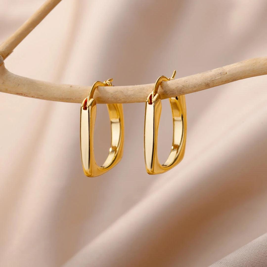 Boucles d'oreilles en or exquis