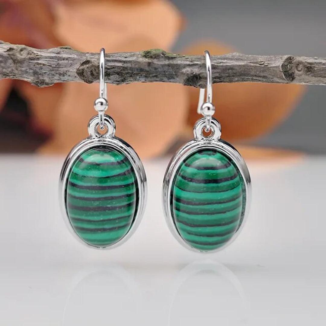 Boucles d'oreilles Chrysalis Vintage Vertes