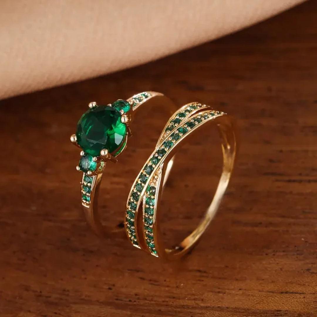 Bagues Élégantes en Or Vert