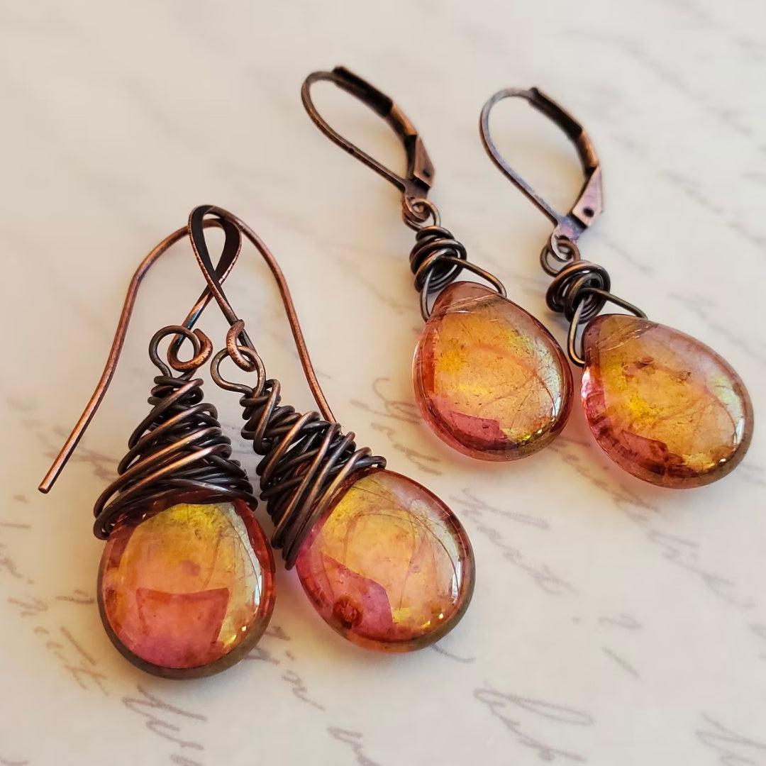 Boucles d'oreilles Vintage Firefly