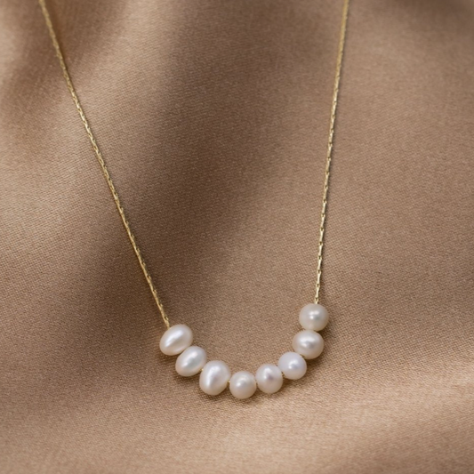 Collier en Perles d'Or