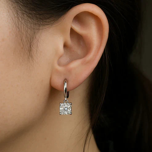 Boucles d'oreilles carrées Aurora
