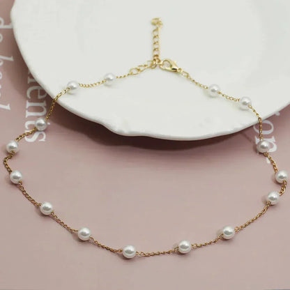 Collier en Perles d'Or