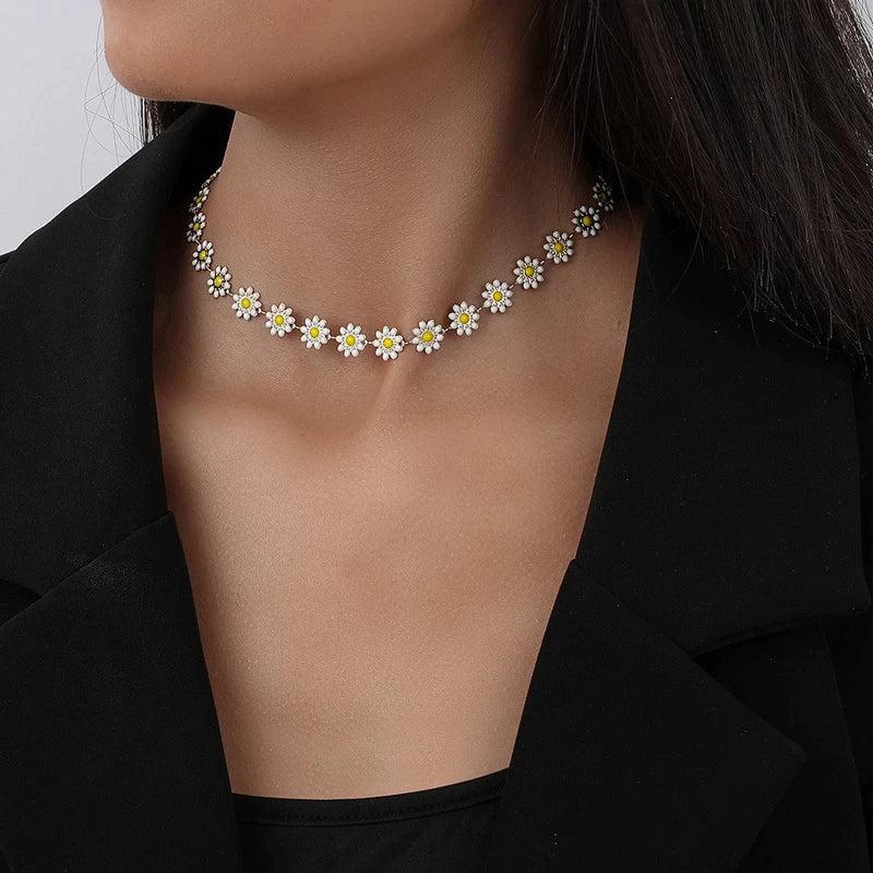 Collier Daisy en Or