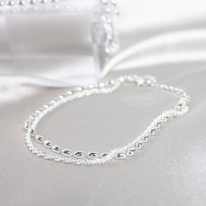 Bracelet en Zirconium Argenté