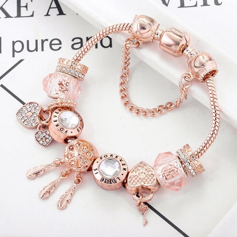 Bracelet Capteur de Rêves en Argent Sterling avec Charms Inclus