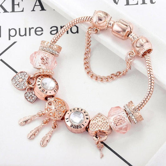 Bracelet Capteur de Rêves en Argent Sterling avec Charms Inclus