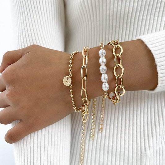 Bracelets en Perles d'Or