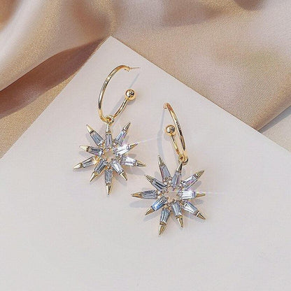 Boucles d'oreilles en or et argent