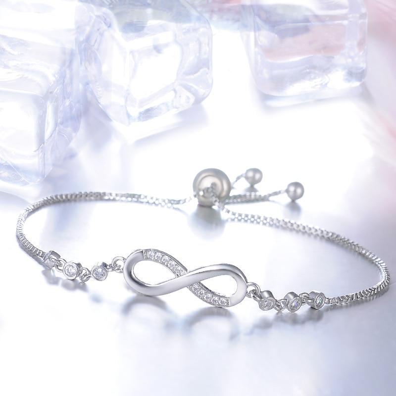 Bracelet Infini en Argent Élégant