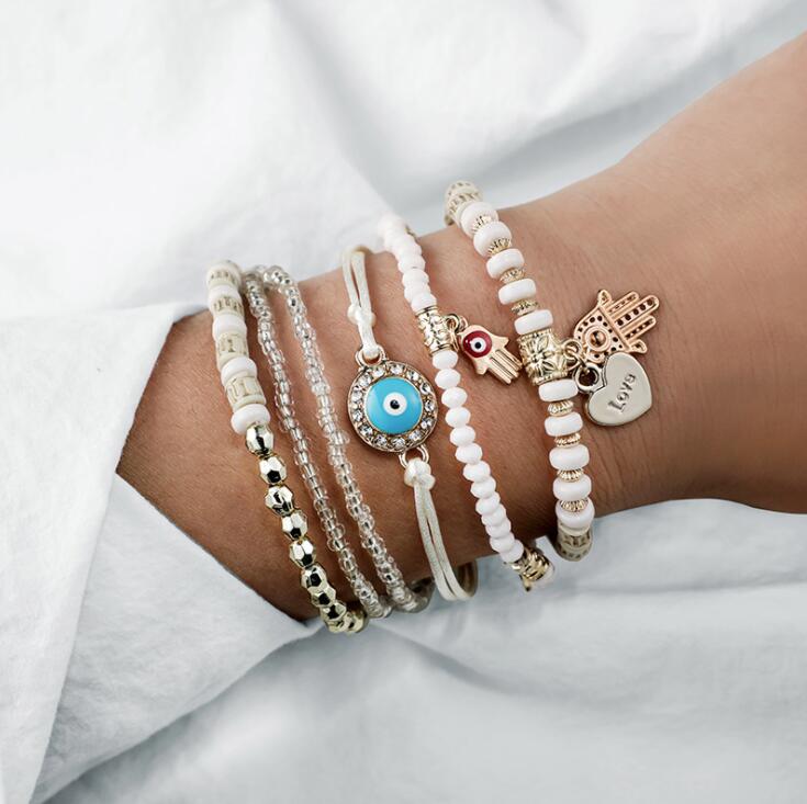 Paquet de bracelets Hamsa