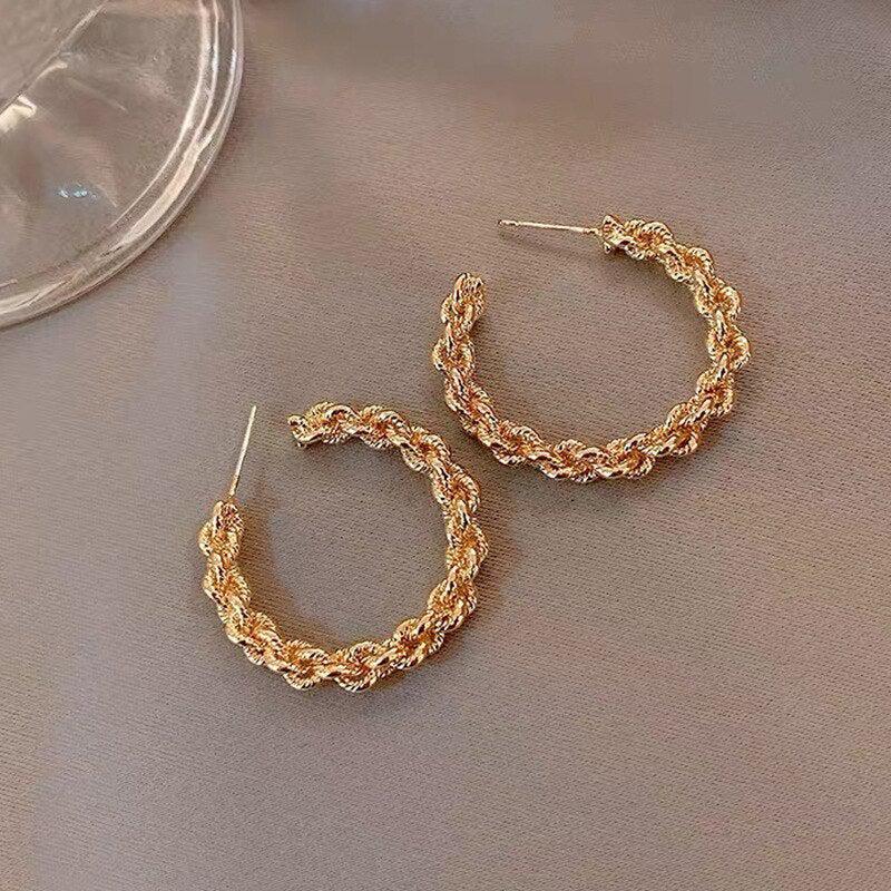 Boucles d'oreilles en or et diamants