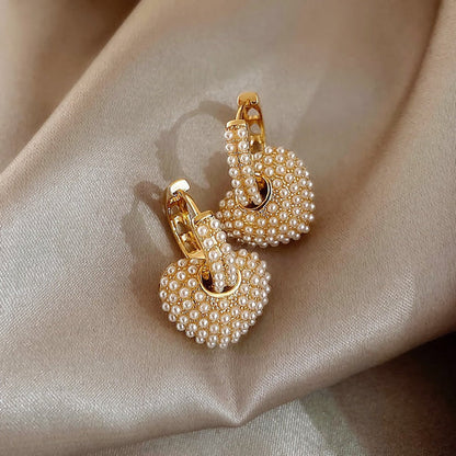 Boucles d'oreilles Perle d'Amour en Or