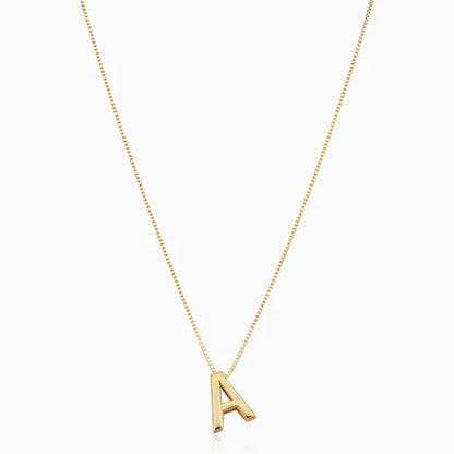 Collier initial lettre d'amour