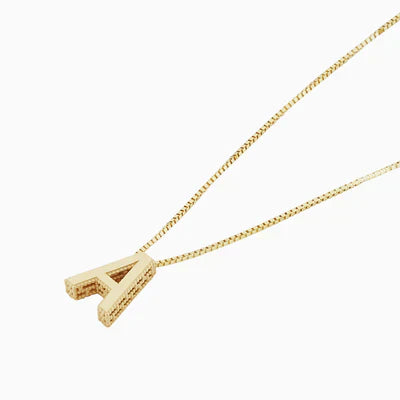 Collier initial lettre d'amour