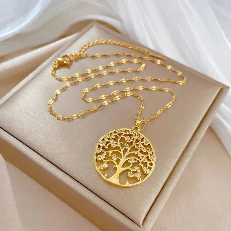 Collier Racines de Vie en Or