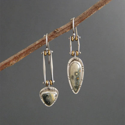 Boucles d'oreilles asymétriques "Antique"