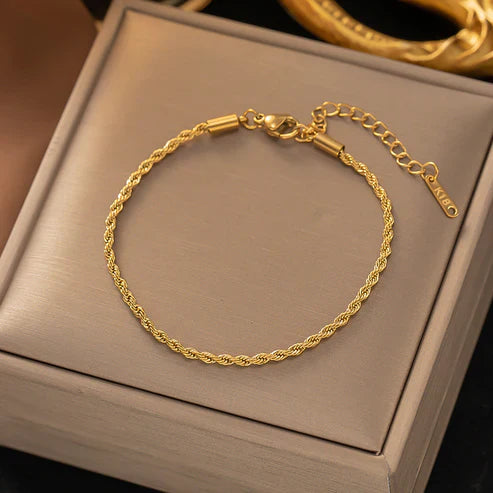 Bracelet en Chaîne Tordue