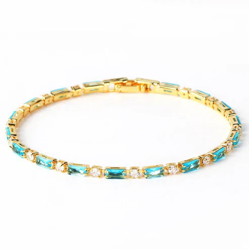 Bracelet en Pierre de Turquoise Naturelle