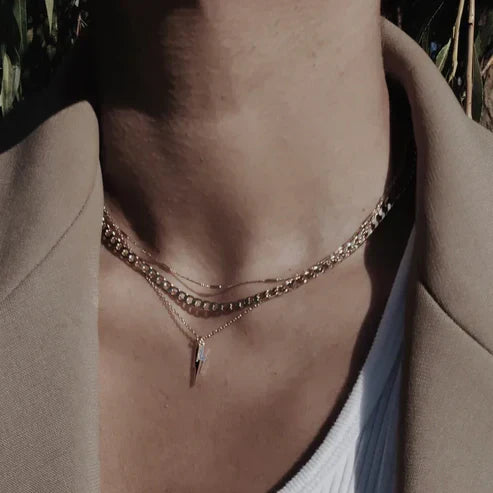 Collier en Chaîne à Maillons Plat
