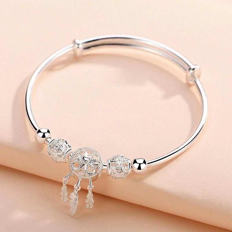 Bracelet Dreamcatcher Ajustable en Argent 925