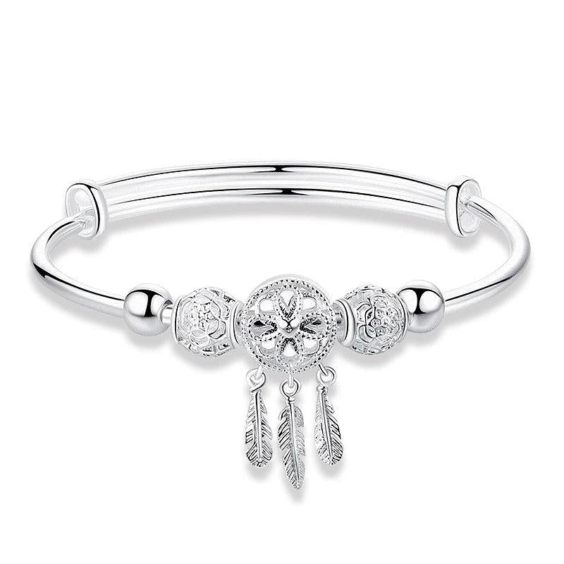 Bracelet Dreamcatcher Ajustable en Argent 925