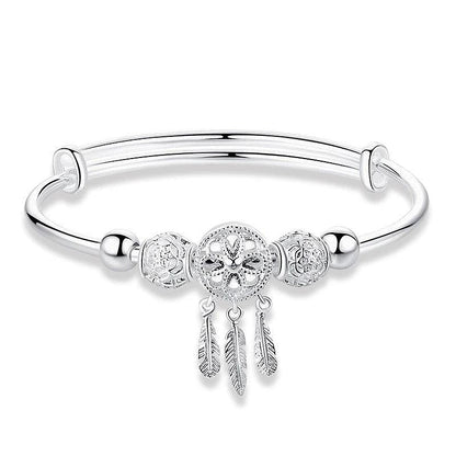 Bracelet Dreamcatcher Ajustable en Argent 925