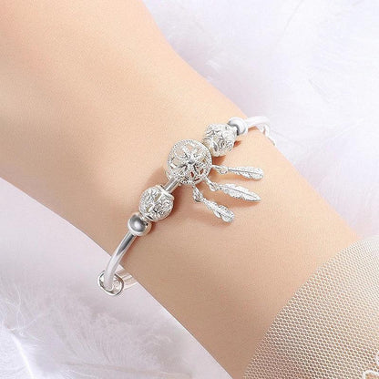 Bracelet Dreamcatcher Ajustable en Argent 925