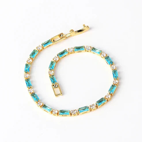 Bracelet en Pierre de Turquoise Naturelle