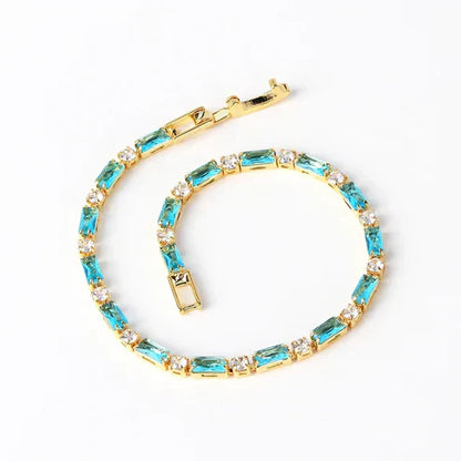 Bracelet en Pierre de Turquoise Naturelle