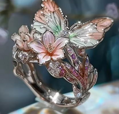Bague Florale Vintage Prifddinas en Or