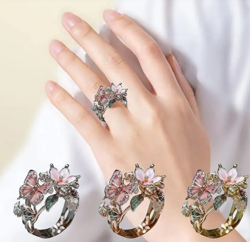 Bague Florale Vintage Prifddinas en Or