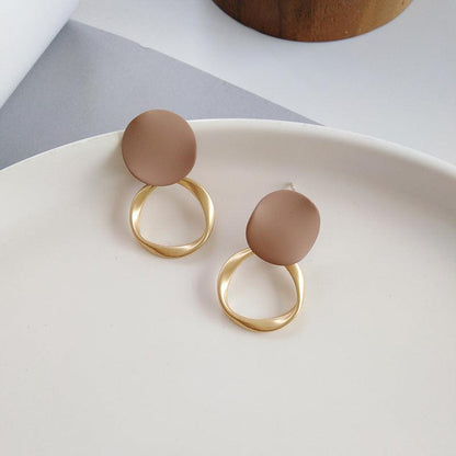 Boucles d'oreilles plaquées en or Braun