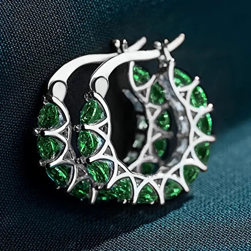 Boucles d'oreilles créoles Elena Marlowe