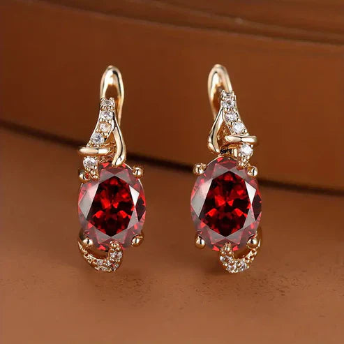 Boucles d'oreilles Drop Crimson Twilight