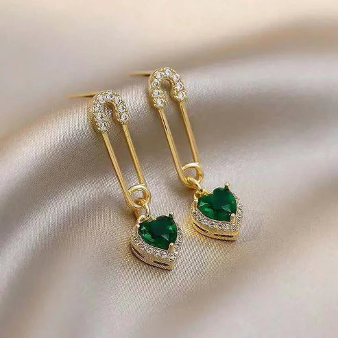 Boucles d'oreilles pendantes Amarisse Viridelle