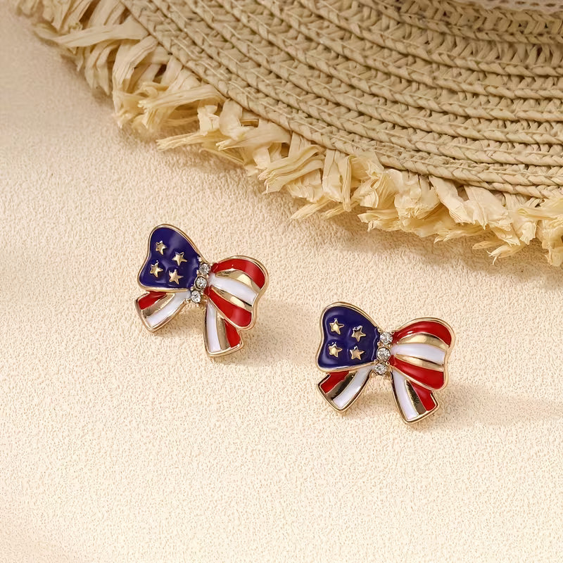 Boucles d'oreilles clous Liberty Bow of Grace
