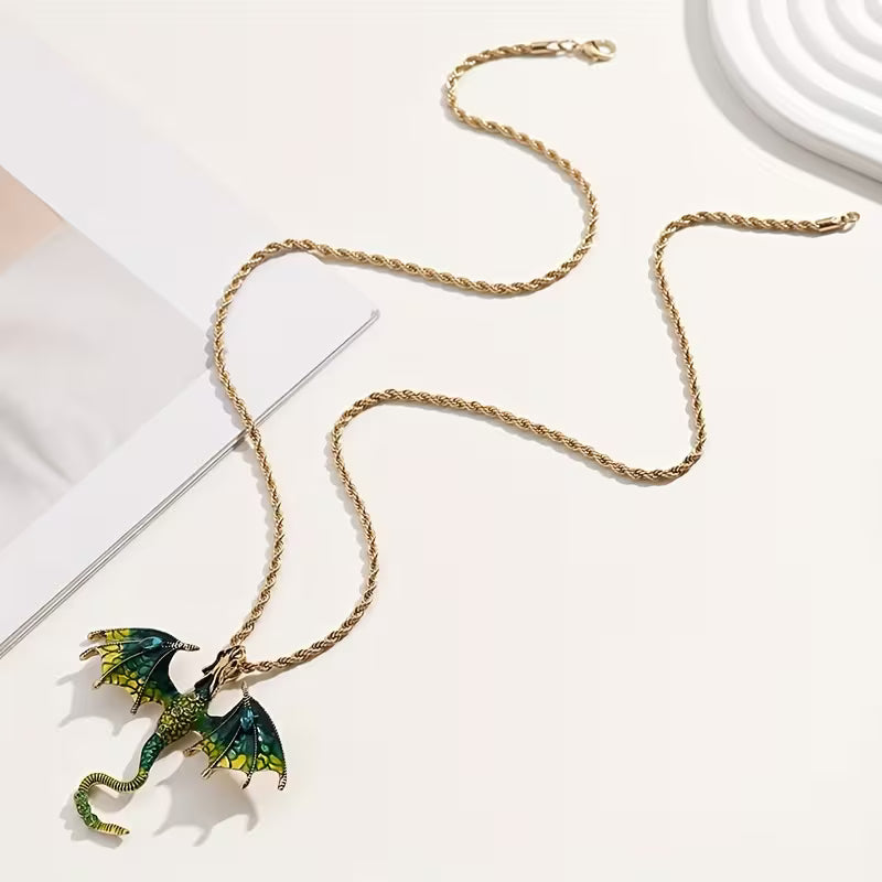 Pendentif Collier Rêverie Dragon Éthéré