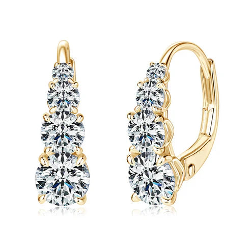 Boucles d'oreilles en pierre de Carol