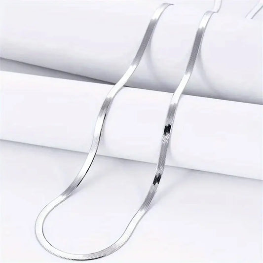 Collier en chaîne cubaine en acier inoxydable 5 mm