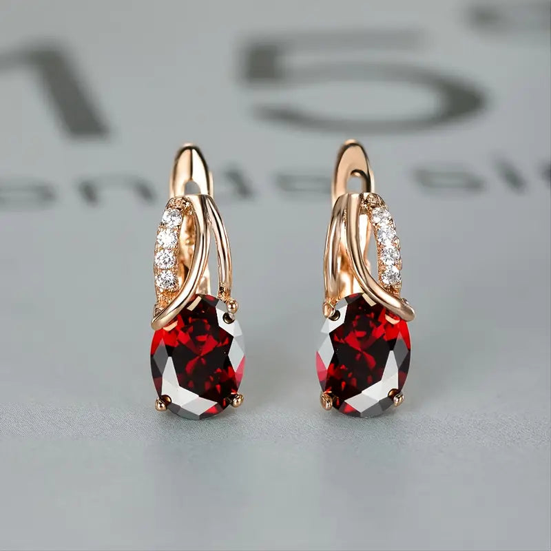 Boucles d'oreilles en or Veressa Ruberine