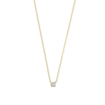 Collier en Pierre Moissanite Cléa