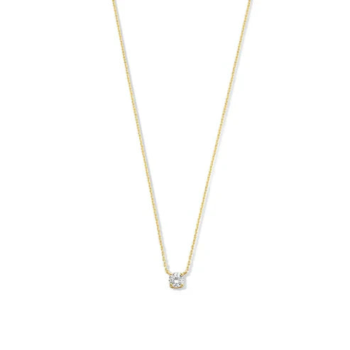 Collier en Pierre Moissanite Cléa