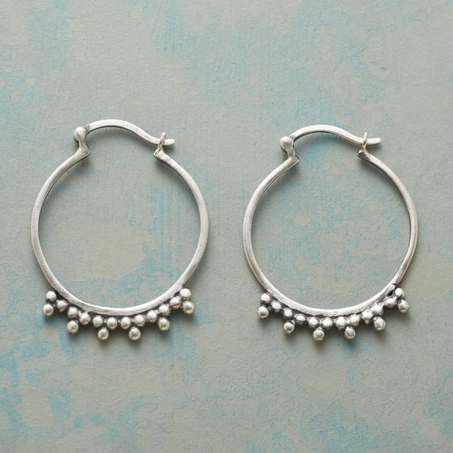 Boucles d'oreilles vintage en argent